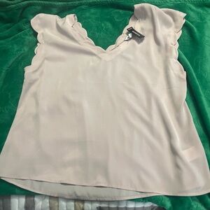 Elegant neutral pink a Women's Top